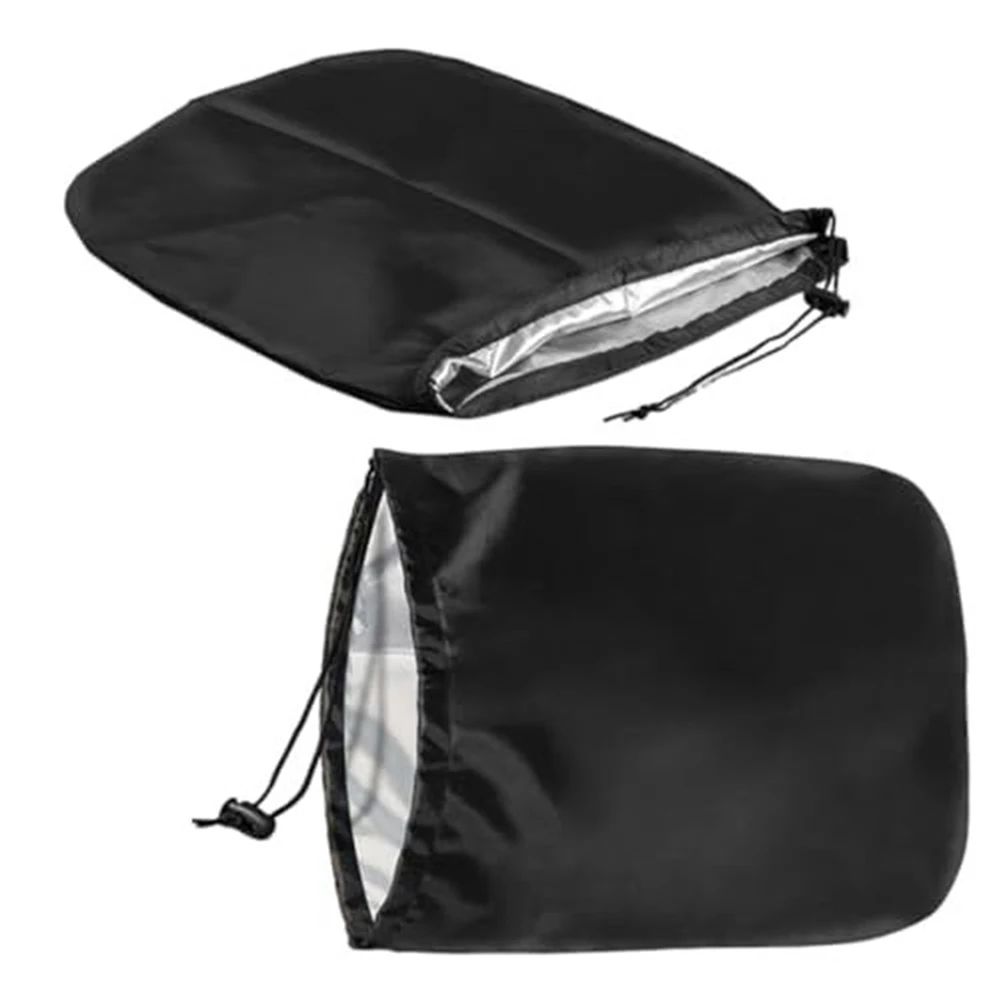 Comprehensive Winter Coverage 2 Pack Auto Side View Mirror Protectors Made from Water Resistant Oxford Material