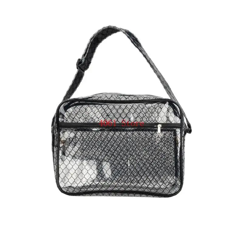 

Professional PVC Handbag Antistatic Shoulder Crossbody Pack For Commuting