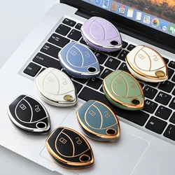 Car Key Case Cover Remote Keychain Holder for toyota Fashion Car Key Case Cover Protector Shell  TPU Car Flip Key fob Shell