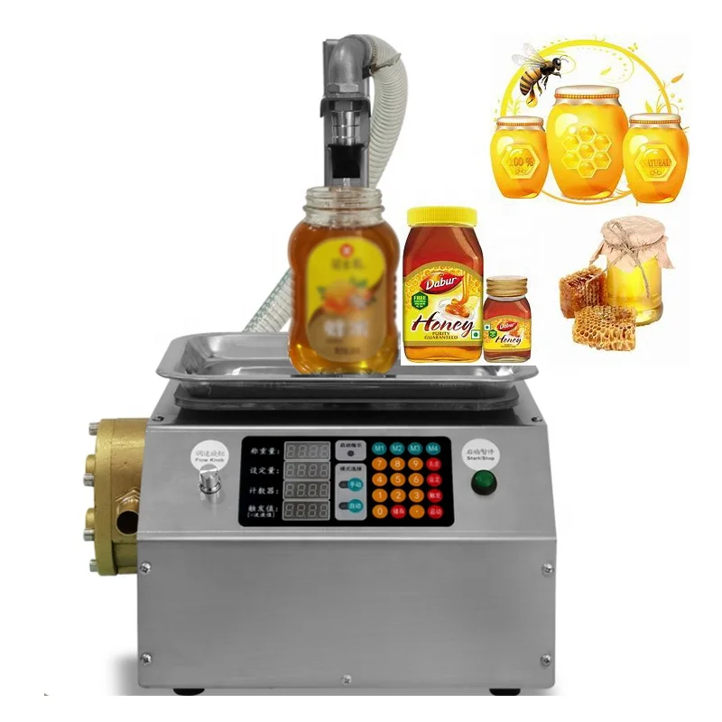 

Semi-Auto Lotion Bottle Cosmetics Honey Cream Piston Cream Filling Machine