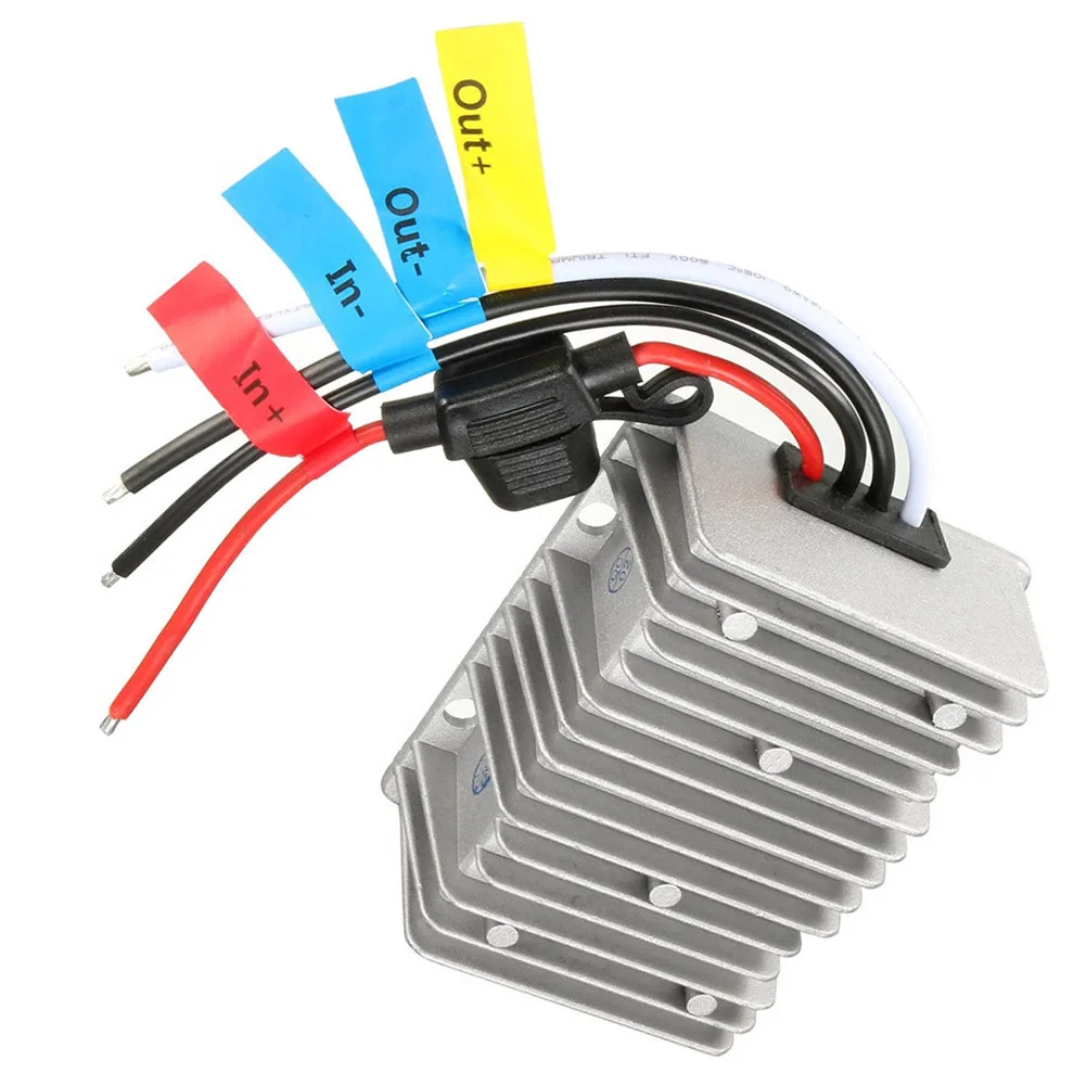 Efficient Step Down Converter 36V to 12V 30A 360W with IP68 Rating and Protection Against Overvoltage and Overload