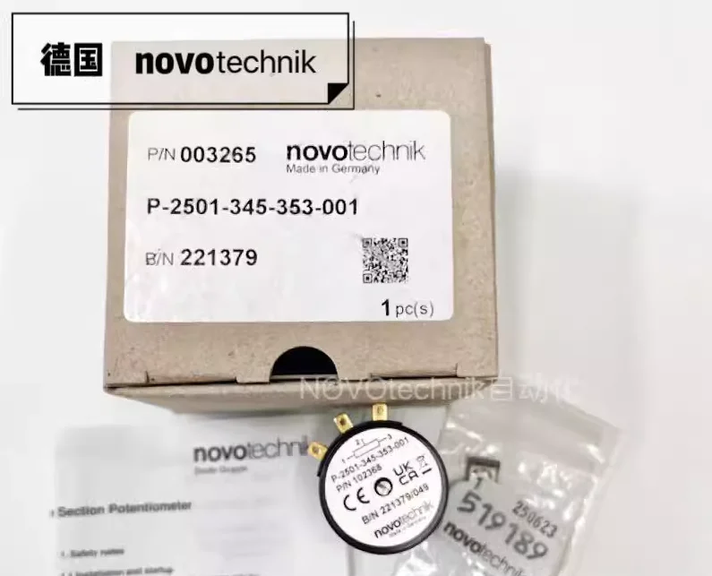 Sensor de ângulo NOVOtechnik original P-6501-4007 P-2501-345-353-001 P-6501-S0049 P-4501-A102 P-4501-A202 P-4501-A502