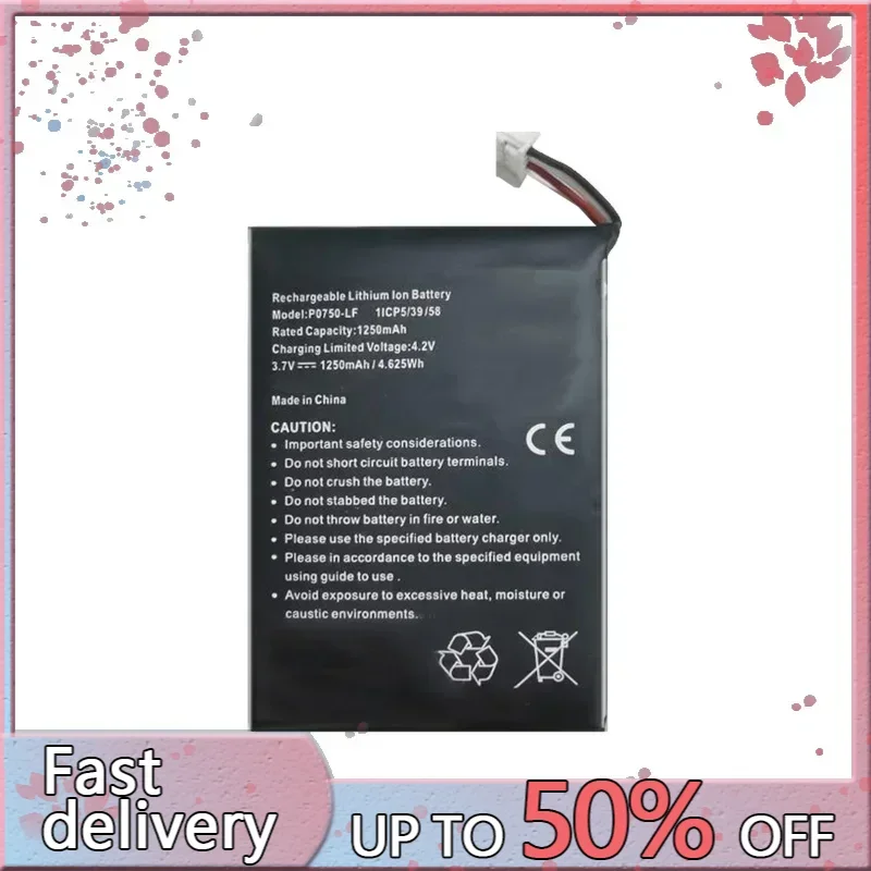 1250mAh Battery P0750-LF for EVE Ingenico Link 2500 Both versions are common