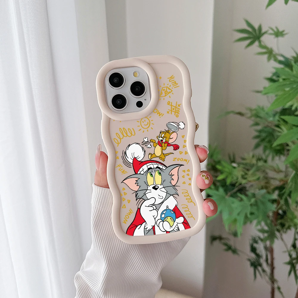 Cartoon Cute Toms Jerries Phone Case For Samsung A05S A10S A11 A12 A20S A21S A13 A14 A55 A54 A34 A53 A30 A32 A33 A73 5G Cover