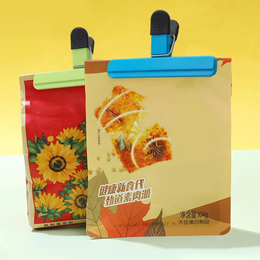 

Food Bag Clips for Food Storage Heavy Duty Chip Bag Clips Kitchen Kitchen Storage Food Snack Seal Sealing Bag Clips