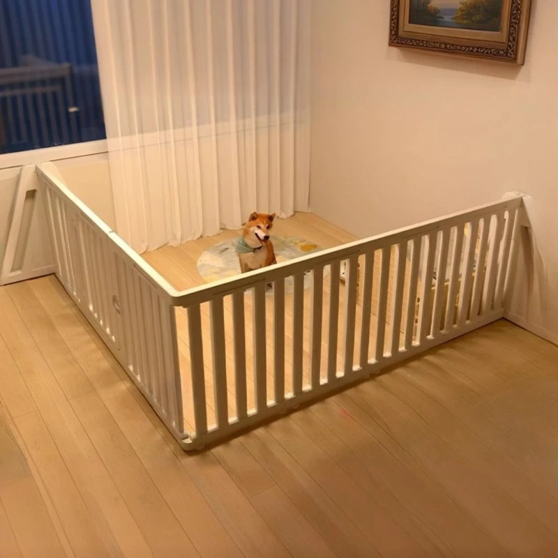 Resin Pet Fence Safe and S Indoor Dogs Cage Easy Install Dog Kennel Pet Products Accessories Retrac Ber for Pets
