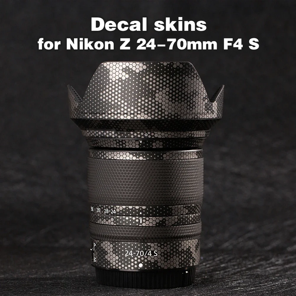 

2470 Lens Skin Sticker for Nikkor 2470F4S Lens Sticker Decal Skin Wrap Covered Skin for Nikon Z 24-70mm f4S Decal Sticker