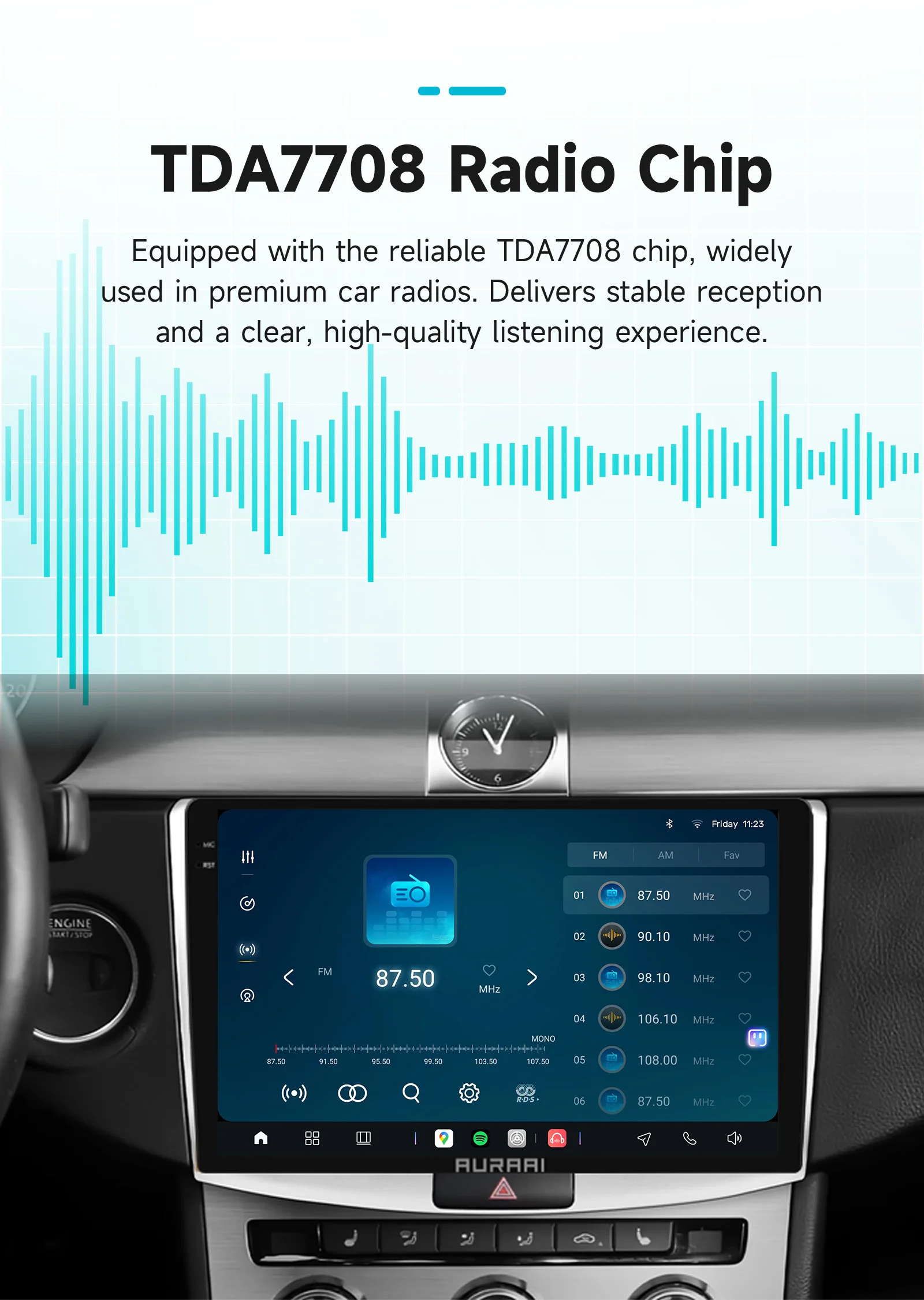 AURAAI X100 Android Auto Intelligente Bildschirm für Volkswagen Passat B6 B7 2010-2015 Auto CarPlay RDS DSP SWC GPS AI Sprachsteuerung – Detail 21