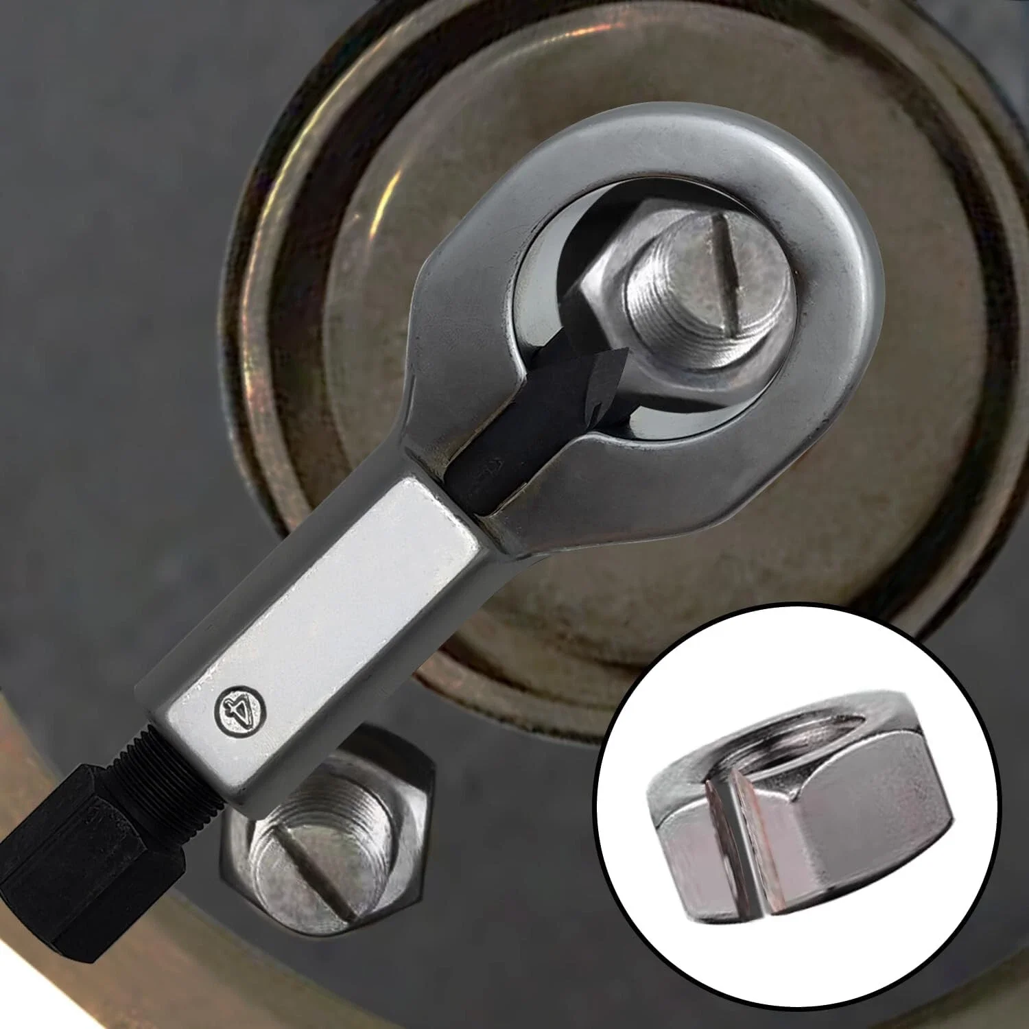 4pcs 9-27mm Nuts Splitter Cracker Tools Set Heavy Duty Nut Breaker Remover Rust Manual Extractor Tools For Workers DIY Families