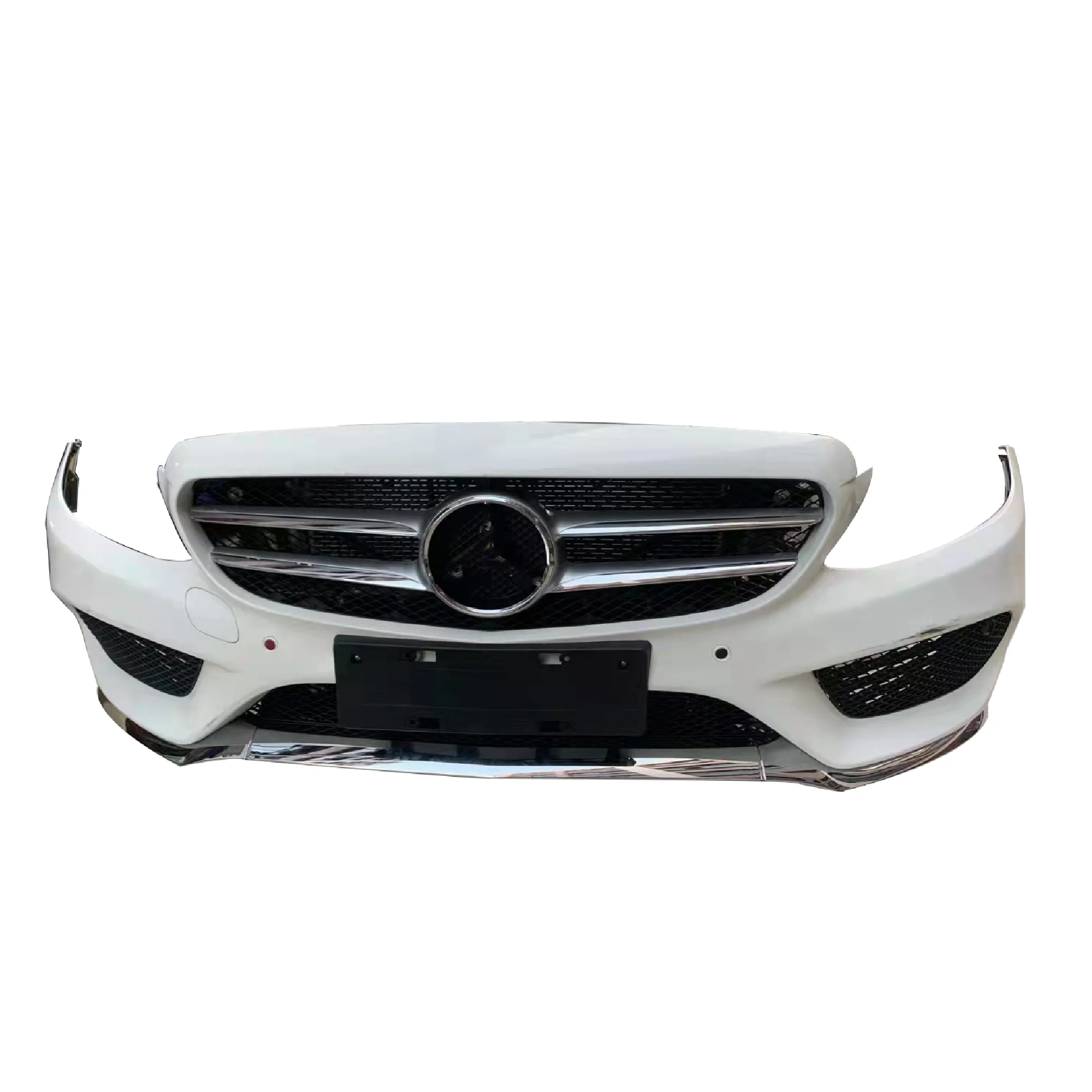 

Good fitment wide body kit for Mercedes Benz C class C200 C300 w205 GTR style front bumper Metal Material body kit