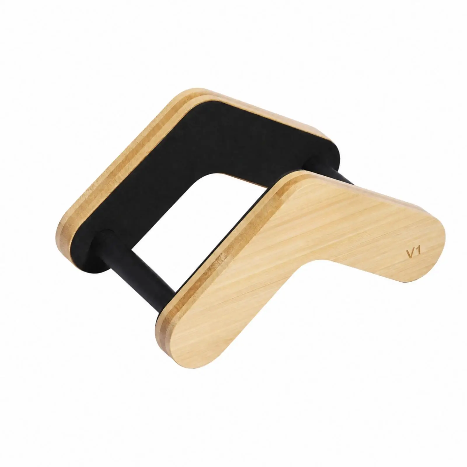 Portable Ukulele Floor Stand Wooden Guitar Support Rack Display Holder for String Instrument Practice Room Studio