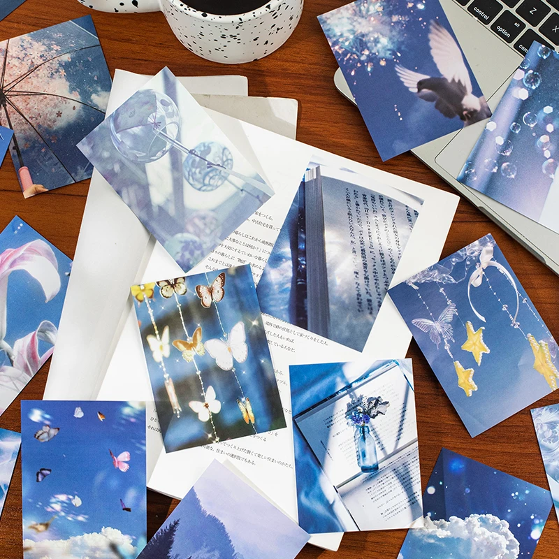 

50 листов бумаги для скрапбукинга: милые фоновые материалы для раннего творчества, коллажей, джанк-журналов, эстетичные канцелярские принадлежности