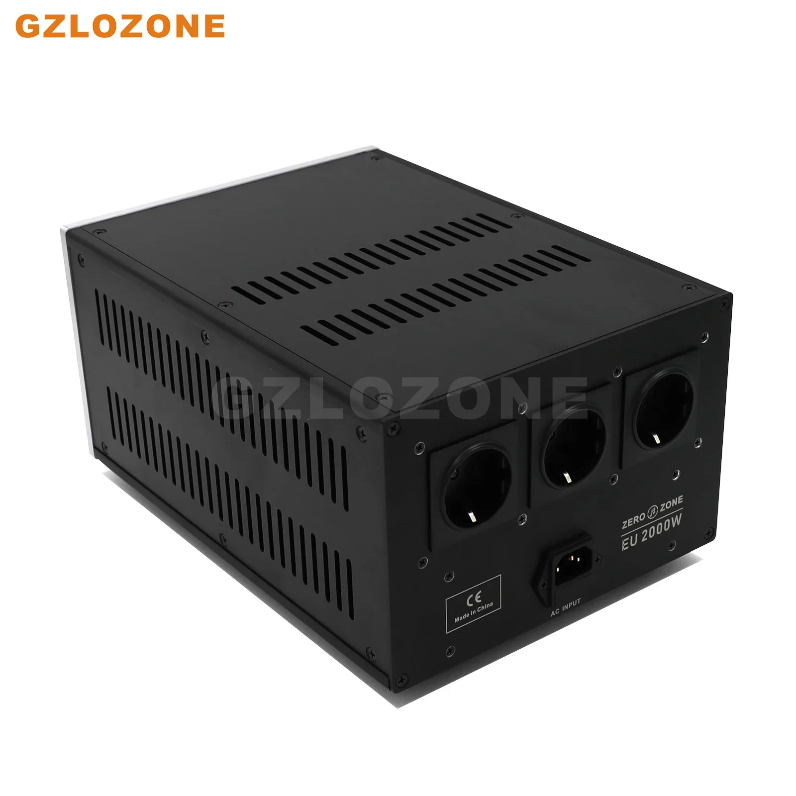 NEW EU2000 EU Socket HIFI 2000VA Toroidal Balanced Isolation Transformer 2000W AC Power Supply Processor