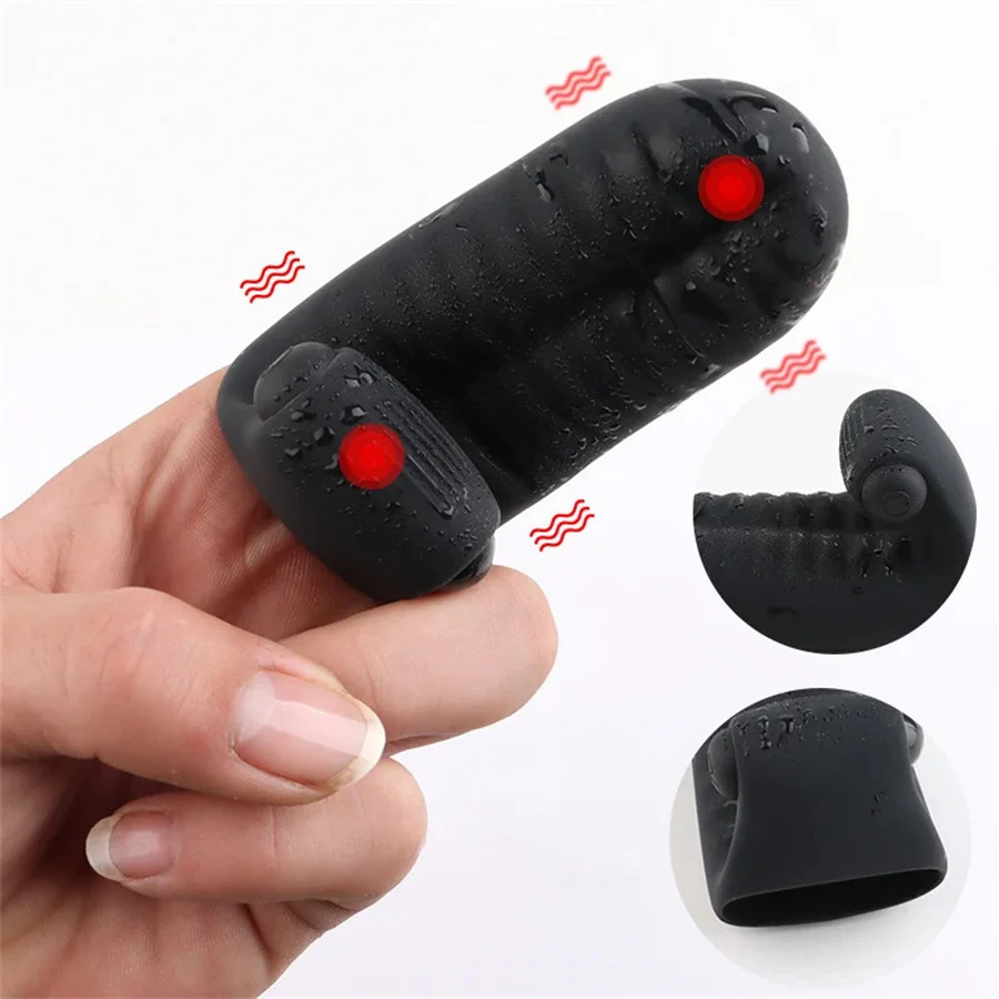 Silicone Finger Vibrator G-spot Vibrator Clit Stimulator Massager Female Masturbation Orgasm Sex Toys For Women Sex Product