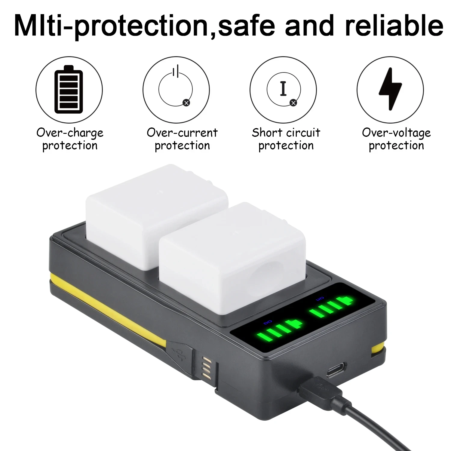 DuraPro 2440mAh Replacement Battery for Arlo Pro, Arlo Pro 2, VMA4400 Camera