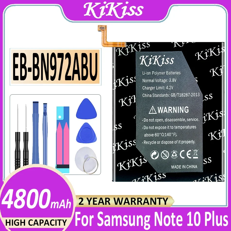 

KiKiss EB-BN972ABU For Samsung Galaxy Note 10+ Note10Plus Battery Note 10 Note10+ Plus SM-N975F SM-N975DS Battery