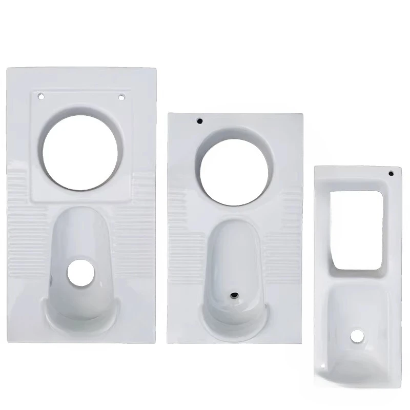 Waterless Dry Squat Toilet Ceramic Urine Separation Squatting Pit New Type No Flush Portable Compost Toilet