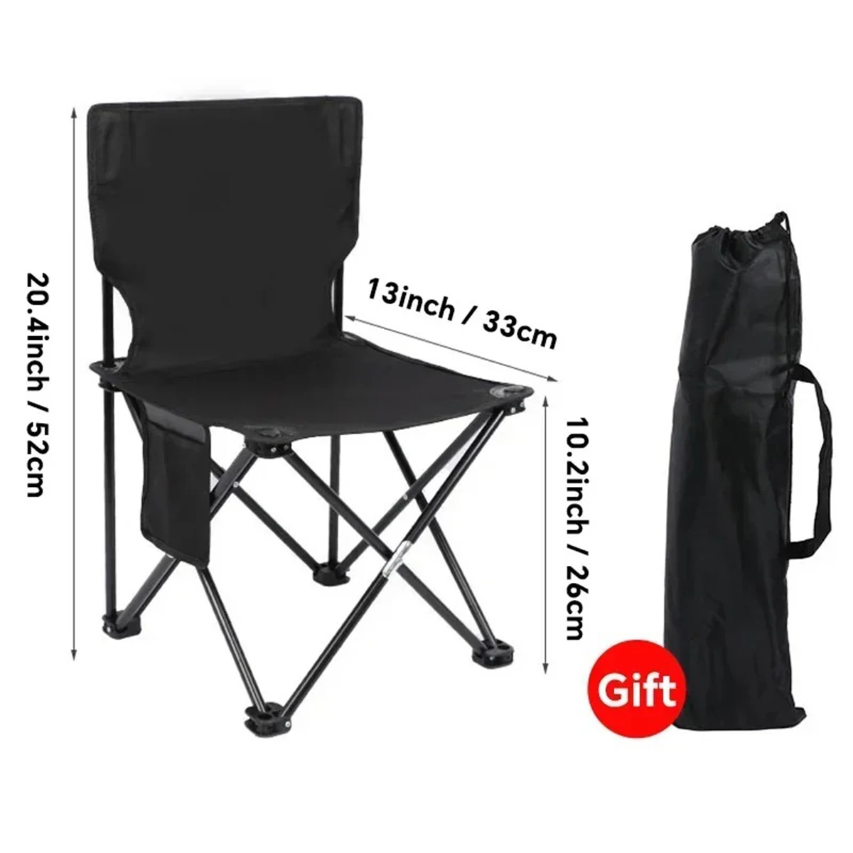 Camping Foldable Moon Chairs Picnic Oxford Cloth Leisure Chair Ultralight Portable Beach Fishing Chair Outdoor Camping Accessory