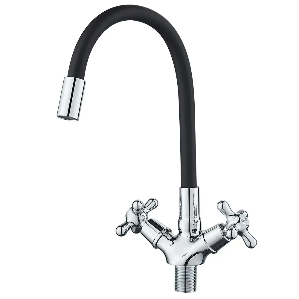 Modern Foreign Trade Kitchen Faucet Hot/Cold Wash Basin Sink with Universal Tube Ceramic Valve Core