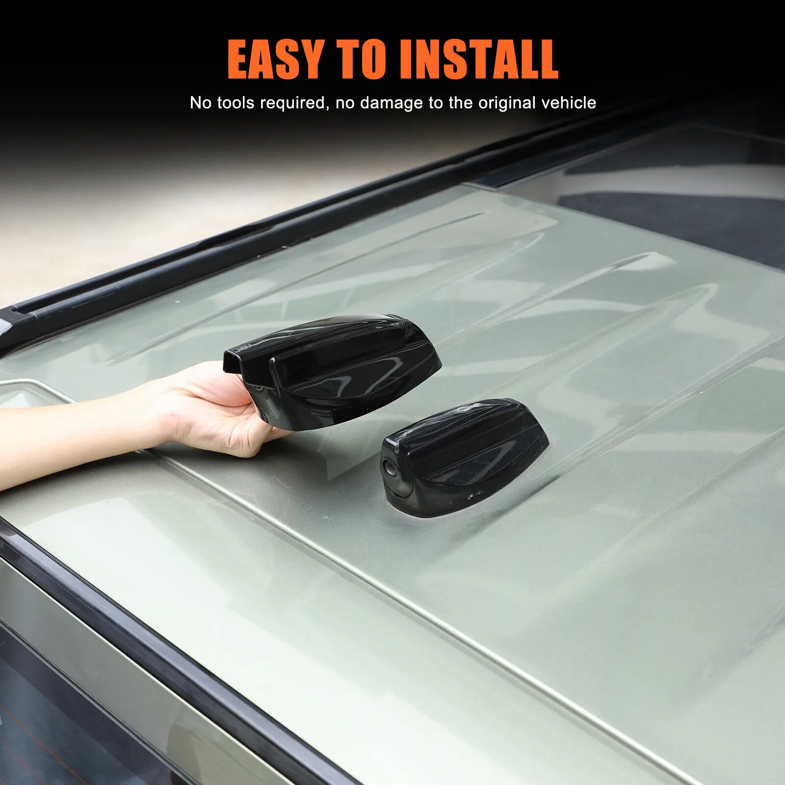 

1PCS ABS Carbon Fiber Car Shark Fin Antenna Cover For Land Rover Defender 90 110 130 2020-2024 Protection Trim Car Accessories