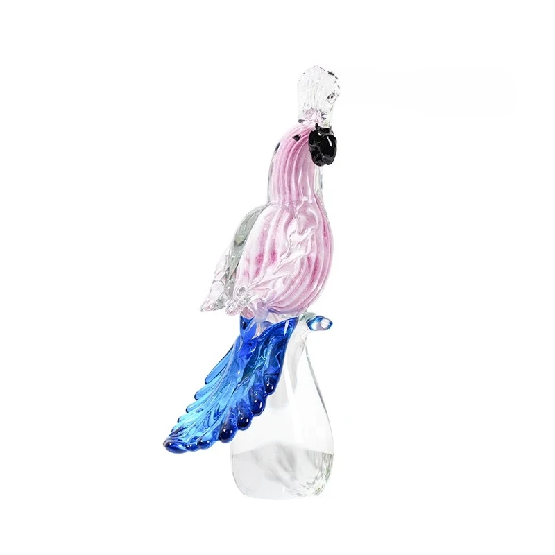 Glazed mixed-color art ornament light luxury hand-blown entrance living room model room hotel soft decoration