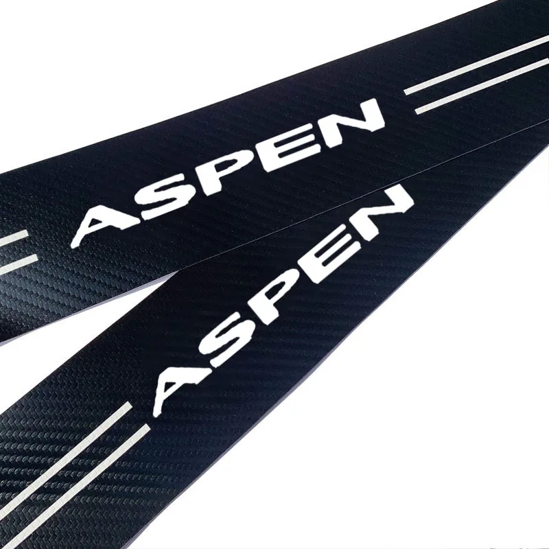 Sill pedal Rear Bumper Protection Stickers Carbon Fiber Sticker Waterproof Protection Film For Chrysler ASPEN Car Accessories view 3
