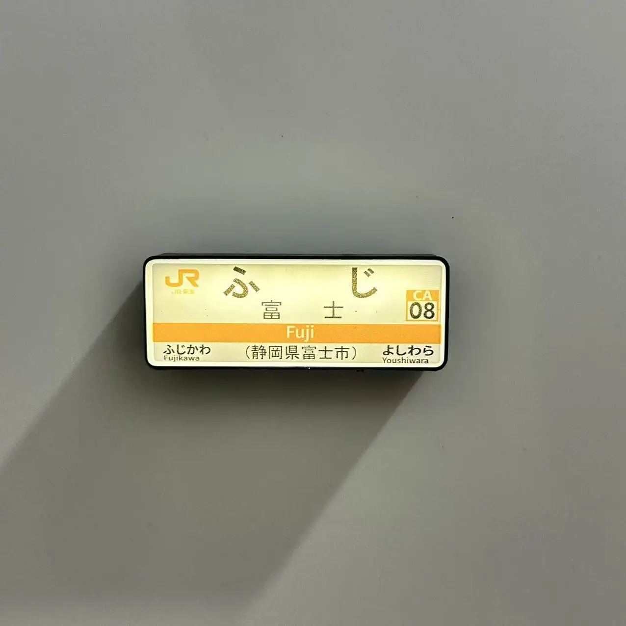 FamilyMart Japanischer Shinkansen Kühlschrankmagnet LED-Leuchtendes Miniaturmodell Heimdekoration Souvenir – Detail 11
