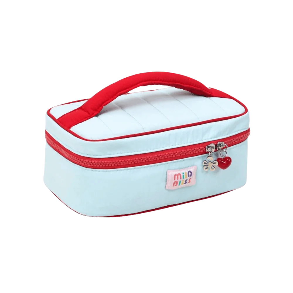 

Dopamine Contrast Makeup Bag Large Capacity Handbag Toiletry Storage Bag Handheld Zipper Portable Cosmetic Organizer Outdoor