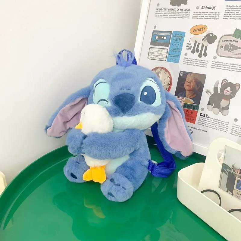 Pluszowa zabawka Disney Shi Diqi "Lilo Pelekai i Shi Diqi", urocza pluszowa lalka z kreskówki, plecak, torba, prezent urodzinowy dla dzieci.