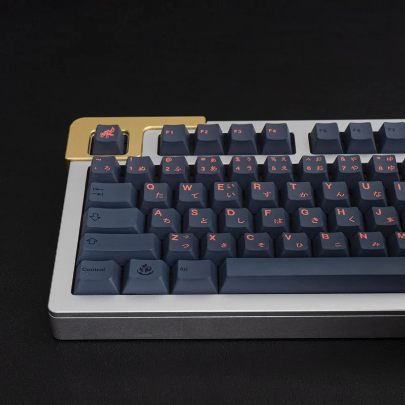 Teclas Pbt con personalidad, Gmk Ashes, 130/23 teclas, Cherry Profile Dye-Sub, Teclado mecánico para 61/64/68/75/84/87