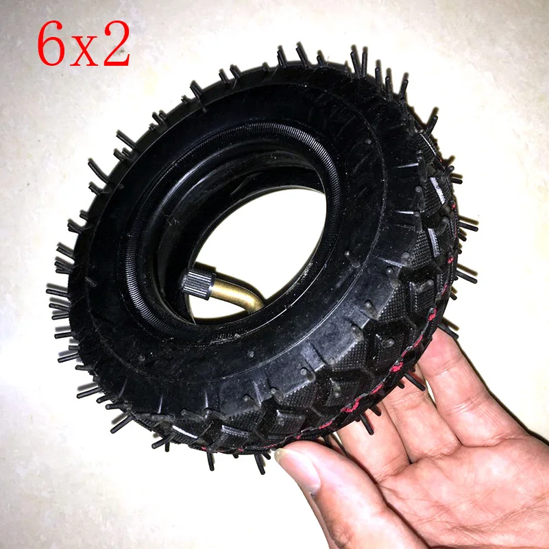 Size 6x2 Tire Inner Tube Fits Electric Scooter for Modified Wheel 160mm Pneumatic Tyre   F0