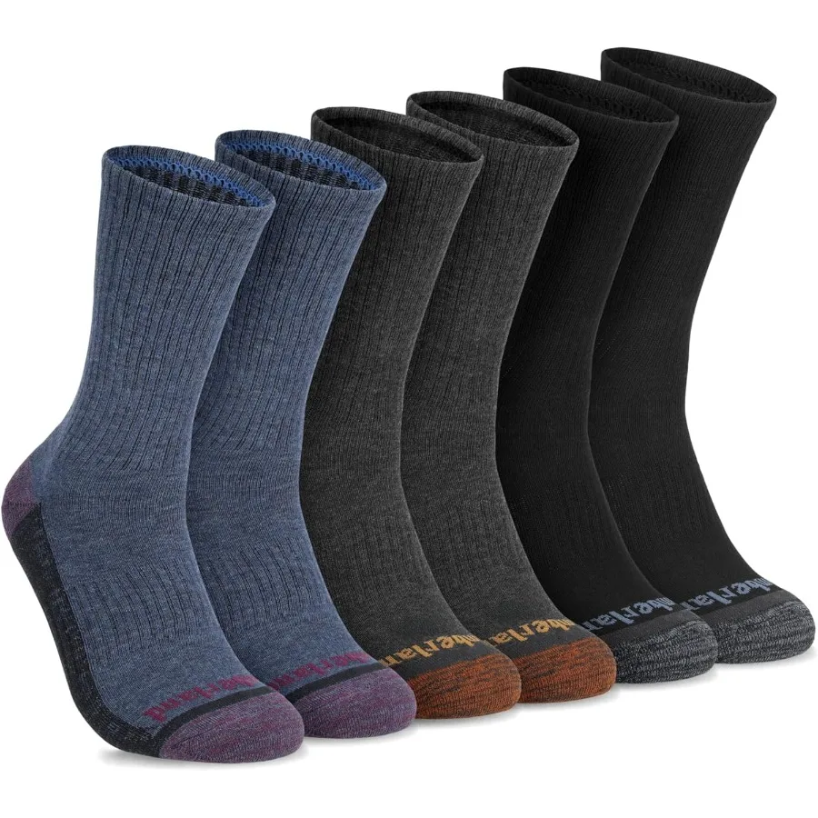 Men's Comfort Crew Socks with Arch Support for AllDay Wear Padded Cushioning and MoistureWicking Fabric Ideal for Daily Use Spo