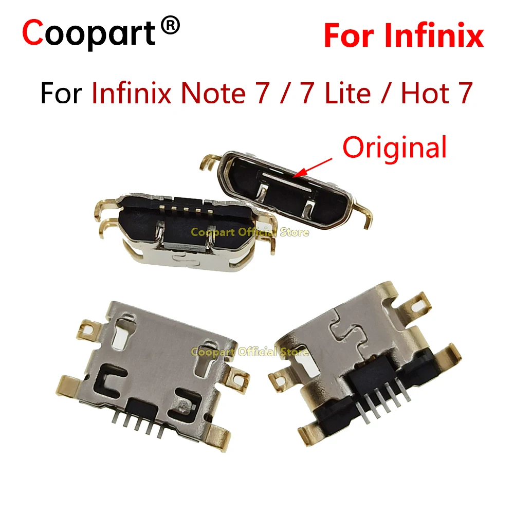 5Pin For Infinix Note 7 X690B X690/ Note 7 Lite X656/ Hot 7 X624 X624B X652A USB Charging Dock Charge Socket Port Jack Connector