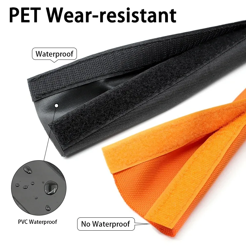 Reusable Self-adhesive PET Cable Sleeve 16mm - 100mm PVC Waterproof Harness Sheath Management Line Wrap Protect Organizer