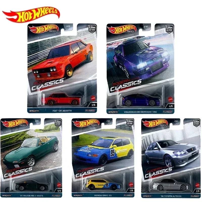 Original Hot Wheels Premium Car Culture 1/64 Diecast Modern Classic Volkswagen Corrado Vehicle Model Toys for Boys Birthday Gift