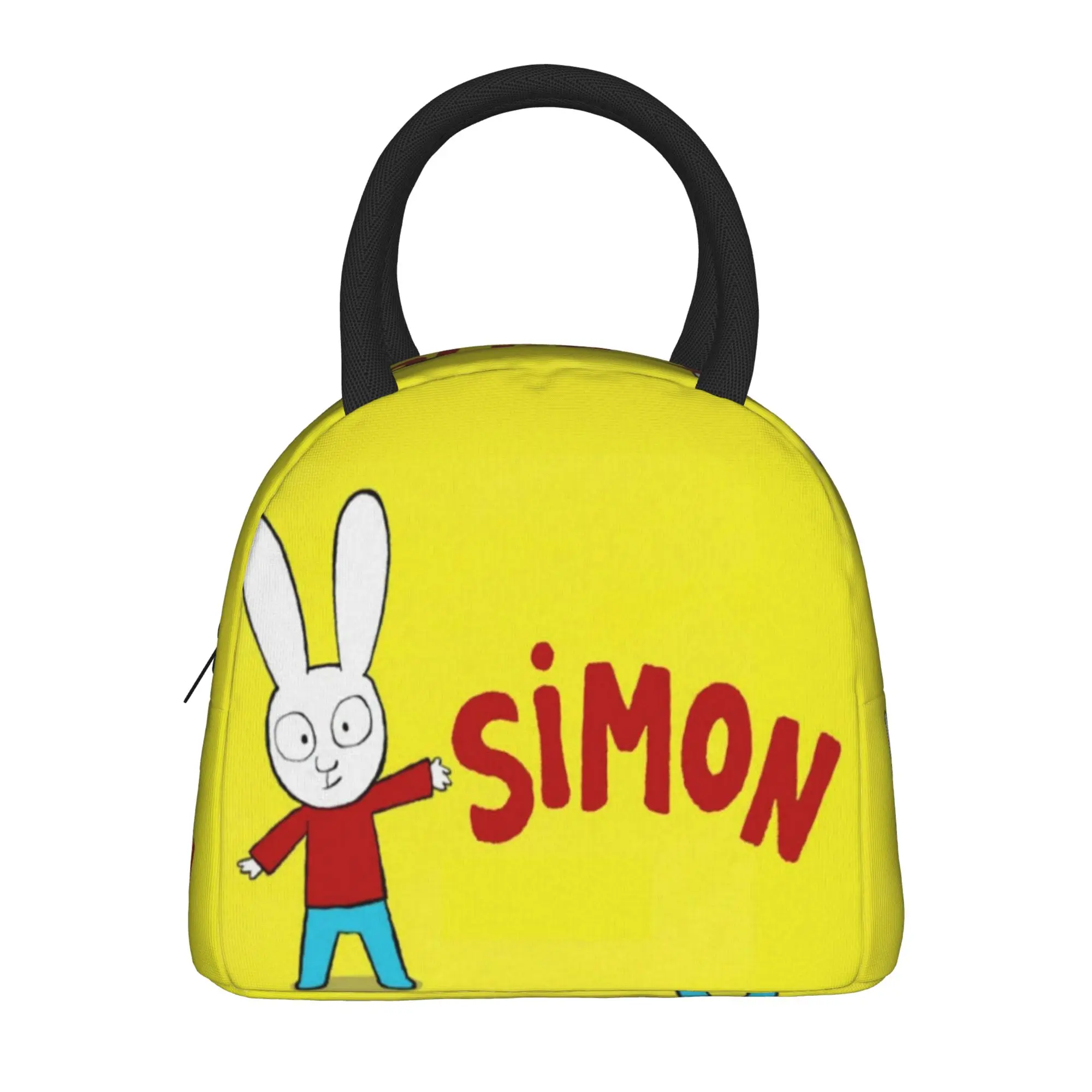 Simon Super Rabbit Merch Insulated Lunch Bag For School  Food Storage Bag Portable Thermal Cooler Bento Box
