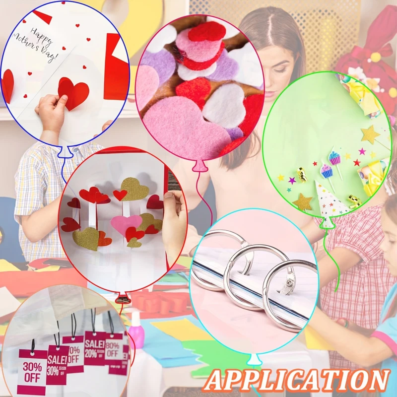 Niedlicher Einzellochstanzer für Scrapbooking, Papier, Kleidung, Stern-, Herz- und Kreisformen, DIY-Bastelzubehör, Locher, Perforator – Detail 13