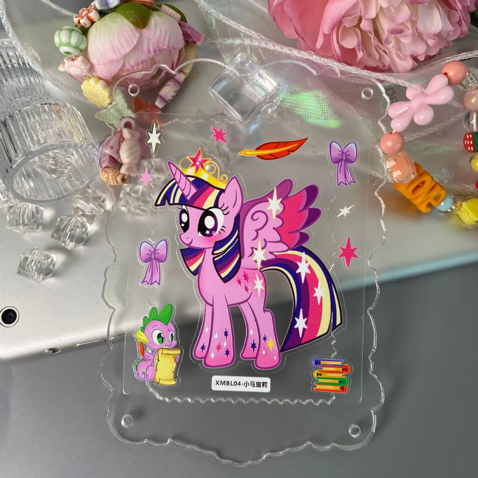 어머니날 선물 2025 – 맞춤형 마이 리틀 포니 5D 스티커 세트, 스크래치 방지 휴대폰/아이패드/노트북 스킨, 양면 사용 가능 & 방수