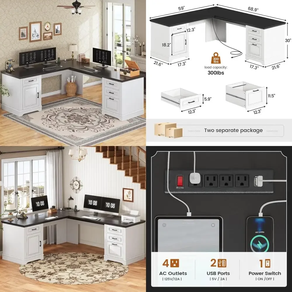 "69" L-Shaped Execu…