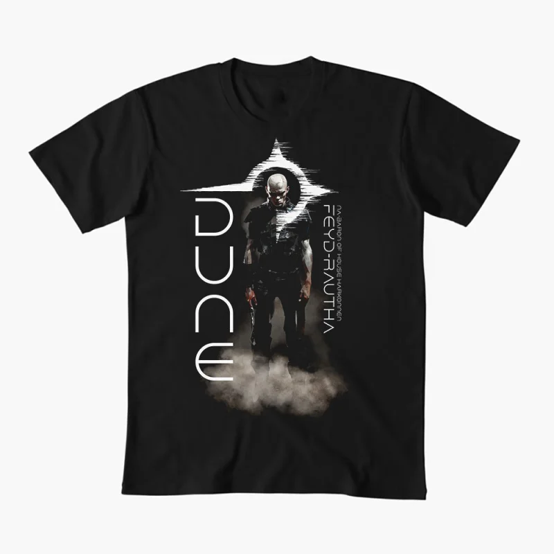 

DUNE Part 2 Feyd-Rautha Sic fi fan Gift t shirt 100% cotton printed tee Short-sleeve Graphic clothes All size Tops S-6XL