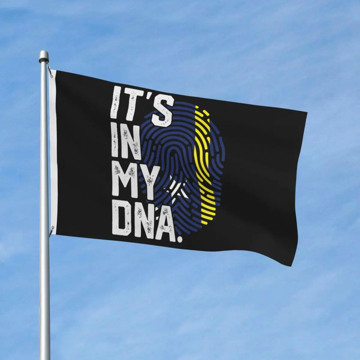 Curacao Roots Flag Fingerprint Flag Printed 3x5 ft Flags Hanging Fashion Banner For Indoor Outdoor Decor