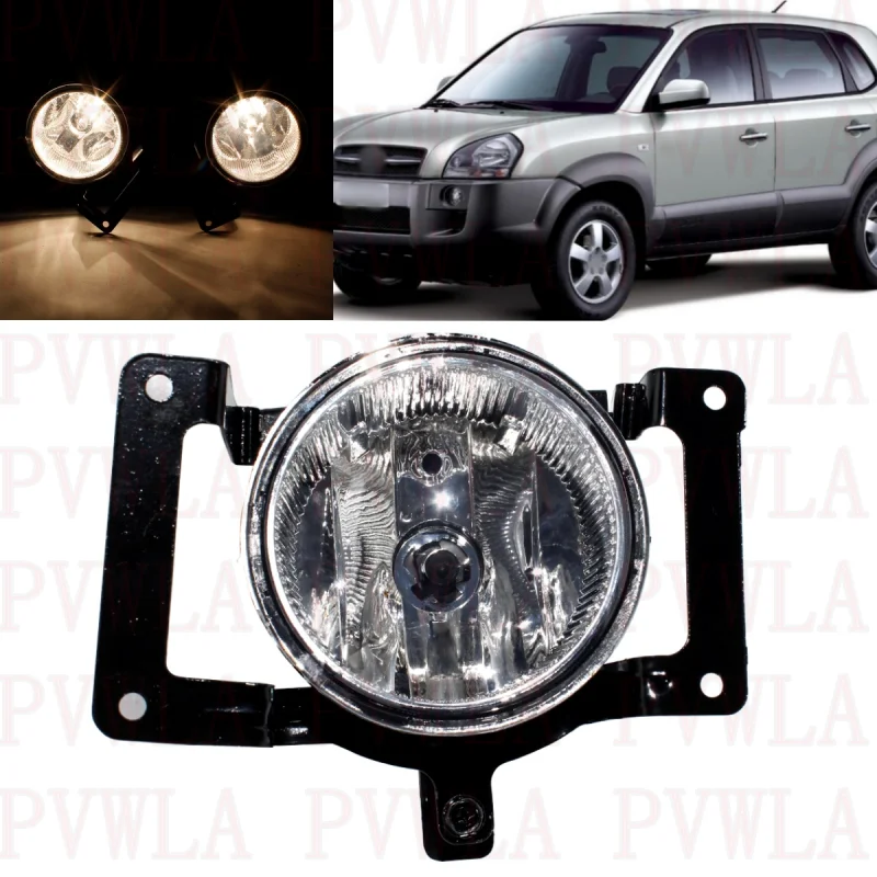 

For Hyundai Tucson 2005 2006 2007 2008 2009 2010 2011 2012 Left Side Front Bumper Fog Lights Lamp With Halogen Bulbs