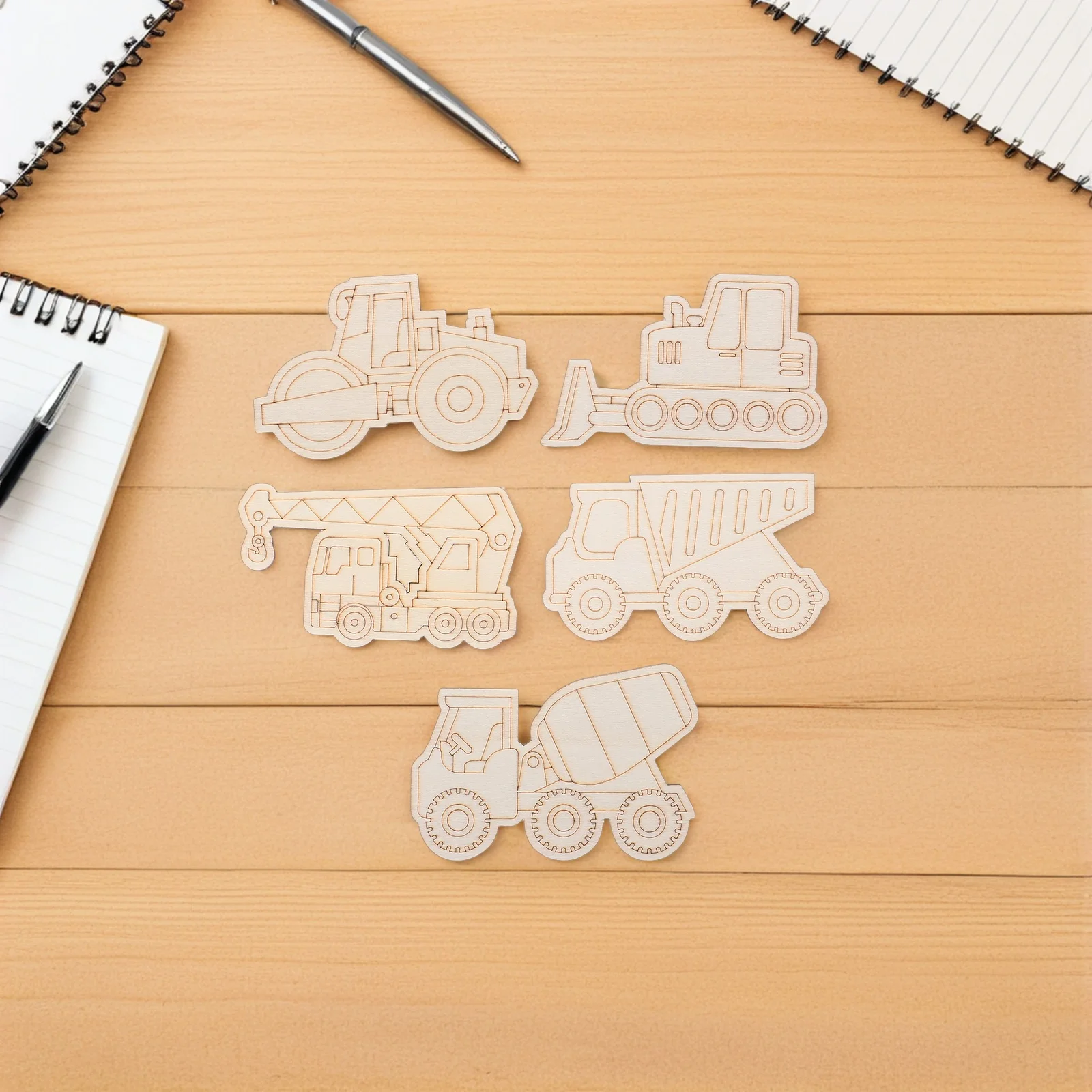 

45Pcs Wooden Car Cutouts Unfinished DIY Craft Wood Slices for Painting Kids Creative Projects Birthday Party Decorations Rustic