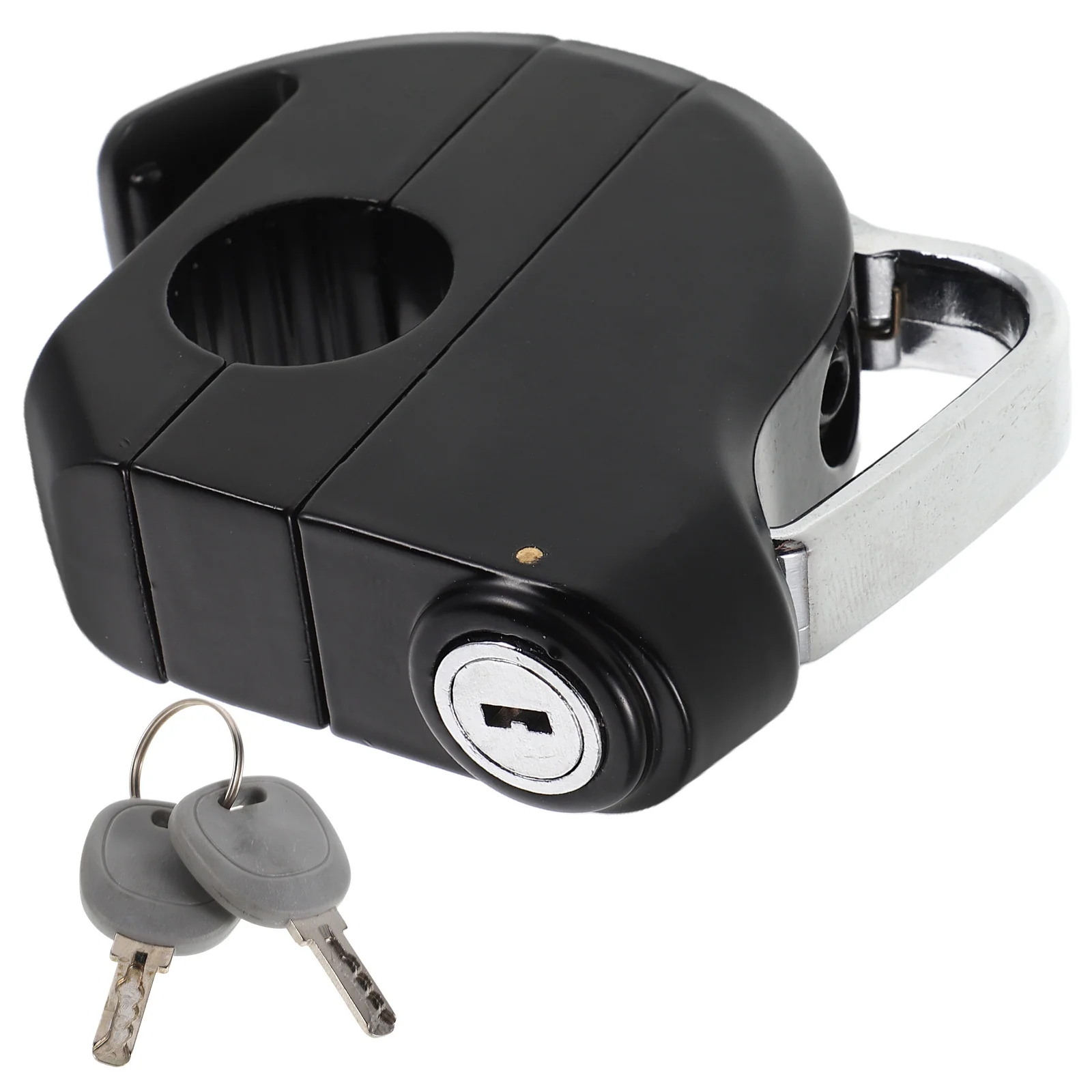 

1 комплект, 1 комплект замка для электрического скутера, многофункциональное противоугонное крепление на руль с универсальным крючком, аксессуары для хранения