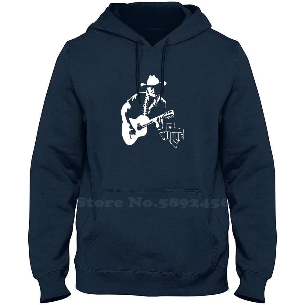 

Willie " Texas Son " 100% Cotton Hoodie Casual Sweatshirt