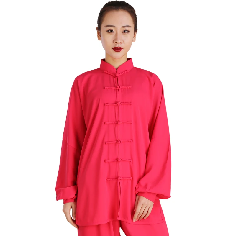 

Men's and Women's Cotton-Blend Silk Tai Chi Clothing for Martial Arts Practice and Performance