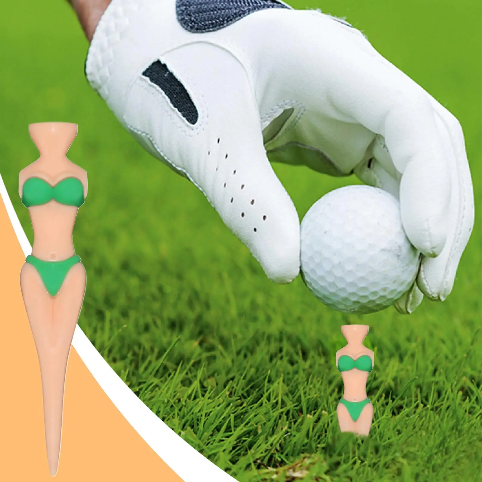 Funny Golf Tees Bikini Golf Tee Novelty Sports Gear Training Accessories for Beginner Indoor Backyard Men Women Golfer Course