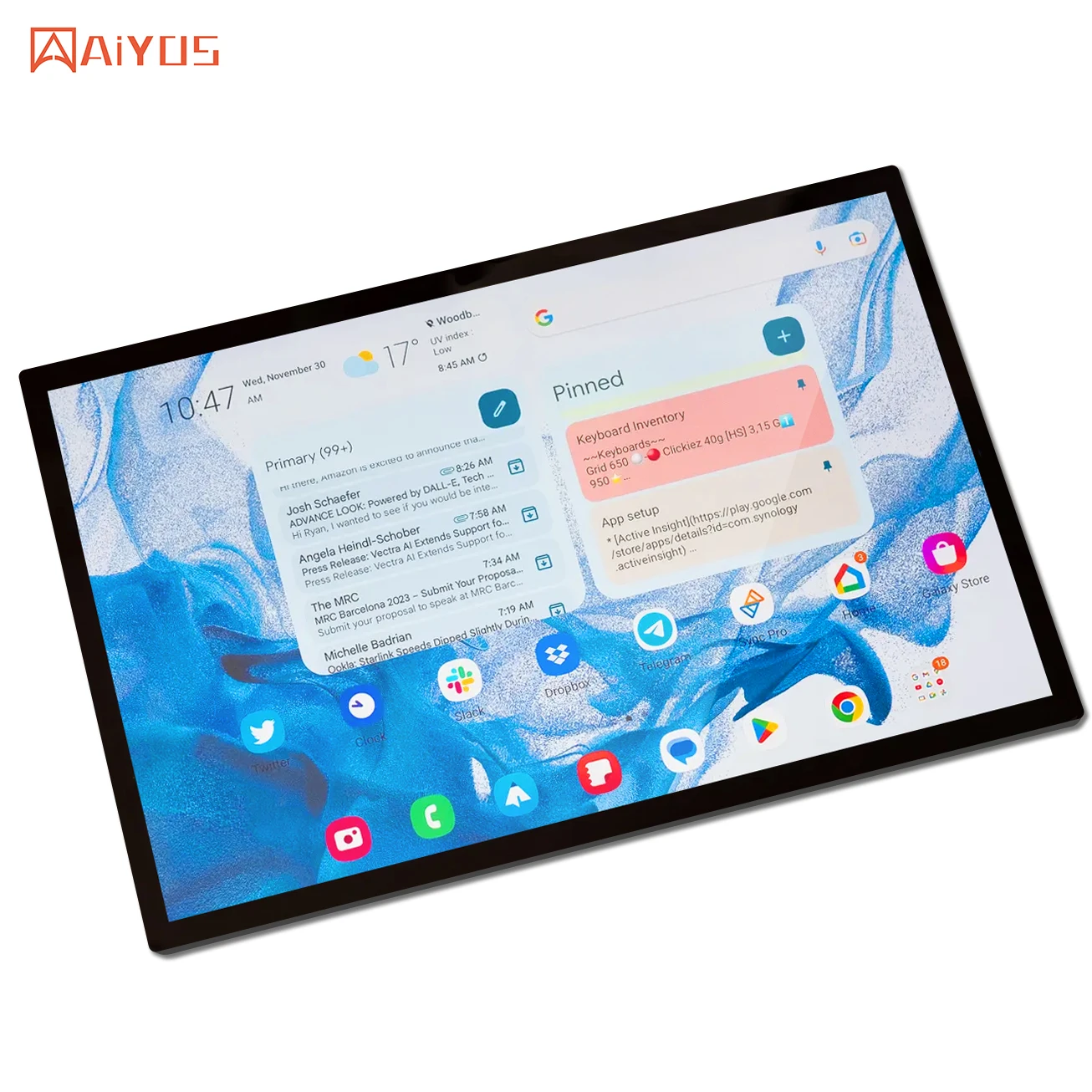 شاشة عرض إعلانات رقمية LCD رفيعة للغاية مقاس 15.6 بوصة تعمل بنظام Android الكل في واحد وشاشة LCD لمتاجر البيع بالتجزئة في المطاعم
