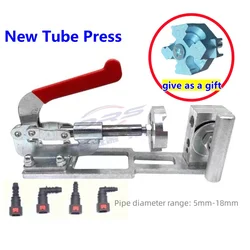 Installation and Manufacturing Tool for Quick-connect Joints of Fuel Lines in Diesel Trucks and Automobiles, Manual Hose Crimpin