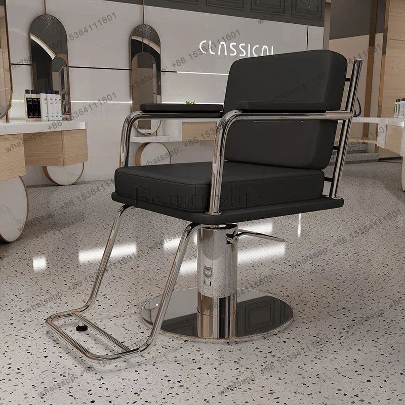

Professional Beauty Barber Chairs Trendy Simple Comfortable Ergonomic Salon Chair Modern Nordic Sillon Barbero Salon Furniture
